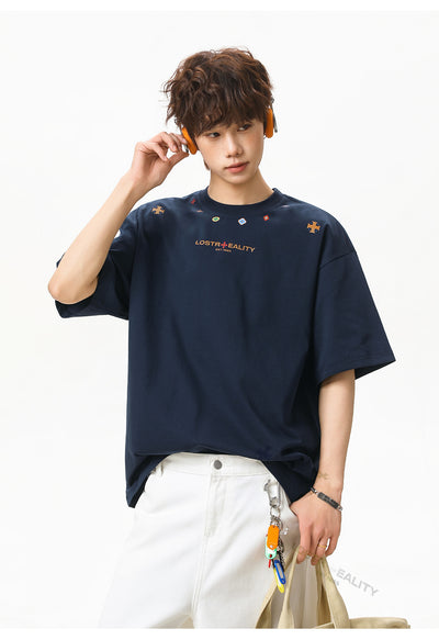 Playera de Algodón Estampada de Manga Corta para Hombre - Image 19