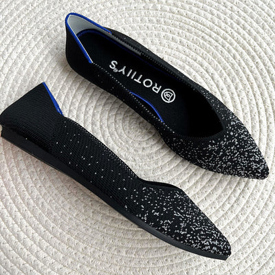 Zapatos de Tacón Punta Fina Tejidos Livianos para Mujer - Image 64