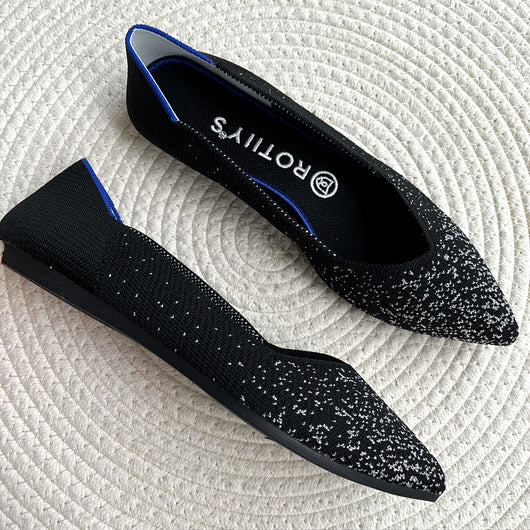 Zapatos de Tacón Punta Fina Tejidos Livianos para Mujer - Image 64