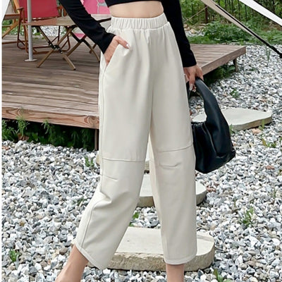 Pantalones de Cuero Ancho Casual Versátil para Mujer - Image 6