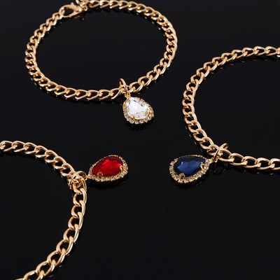 Collar de Gato con Colgante de Cristal y Diamante de Metal - Image 18