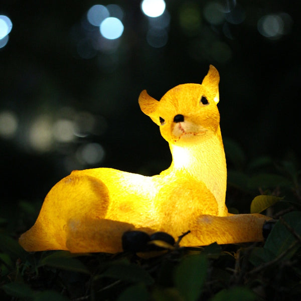 Lámpara Solar Decorativa con Forma de Animal para Jardín