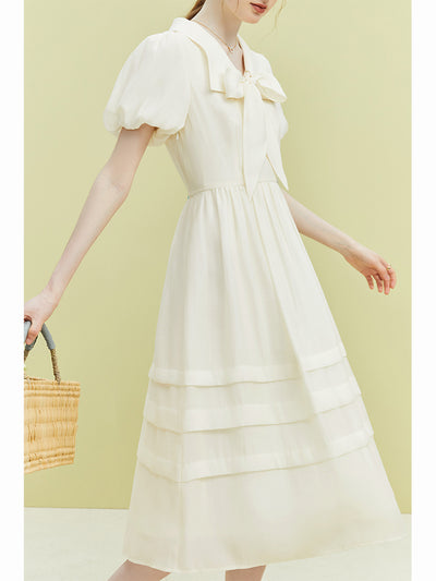 Vestido Femenino con Lazo de Cinta - Image 3