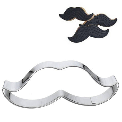 Molde de Acero Inoxidable para Galletas con Diseño de Bigote - Image 3