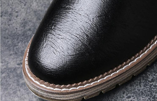 Botas Martin de Cuero para Hombre - Estilo Urbano Primavera Otoño - Image 8