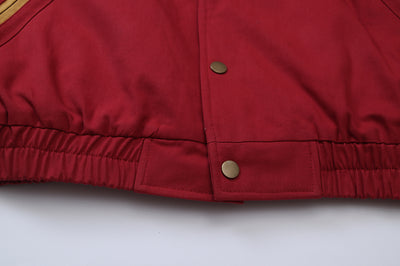 Chaqueta Polo Suelta Retro Americana con Cuello Clásico - Image 12