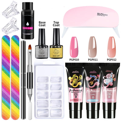 Set de 13 Piezas de Pegamento Cristal para Uñas Extendidas - Image 4