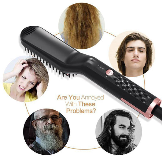 Peine Alisador Eléctrico Multifuncional - Plancha Rápida para Cabello y Barba - Image 12