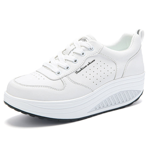 Tenis Deportivos Blancos para Mujer con Suela Gruesa - Image 6