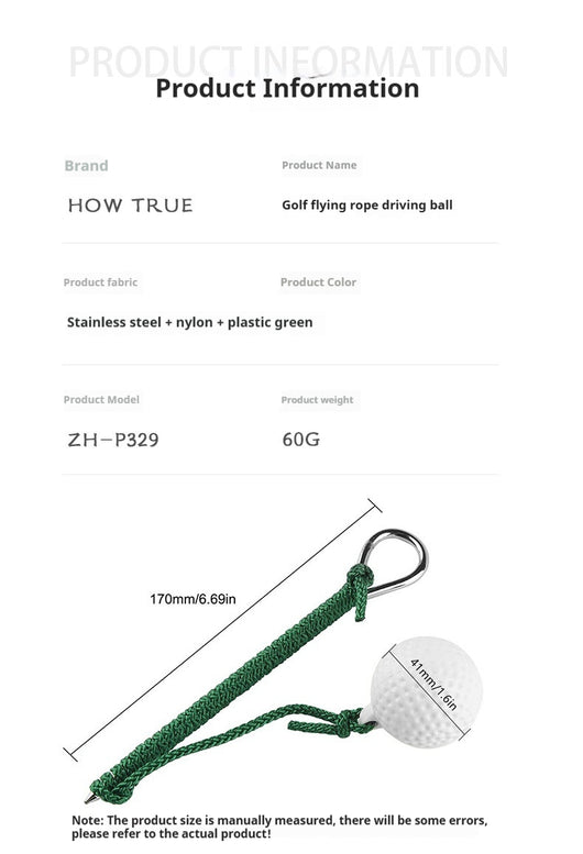 Entrenador de Golf Portátil con Cuerda y Bola Colgante - Image 26