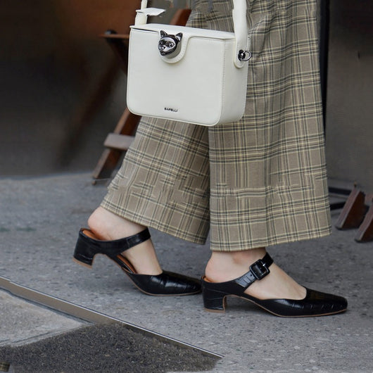 Sandalias Estilo Medieval con Tacón Grueso