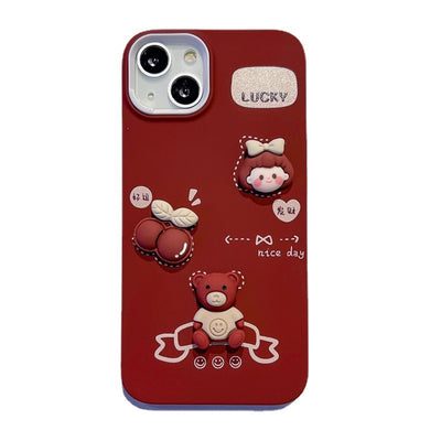 Funda de Silicona para Teléfono Osita Animada - Image 6
