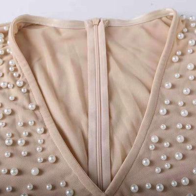 Jumpsuit de Malla con Perlas y Detalles Brillantes - Enterizo Elegante para Mujer - Image 18