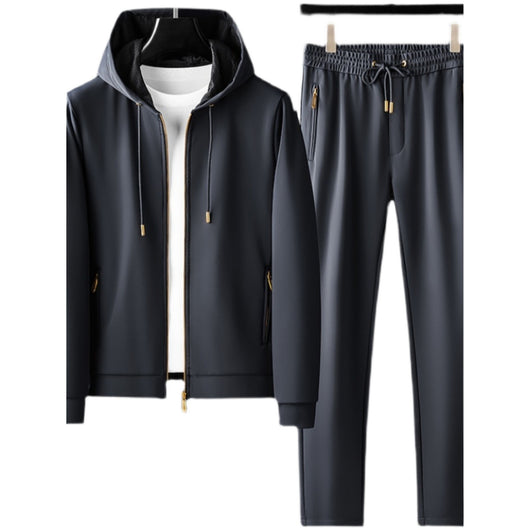 Suéter Casual de Dos Piezas con Cierre - Diseño Bicolor Acolchado - Image 6