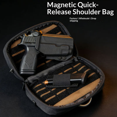 Bolsa Bandolera Magnética de Liberación Rápida en Tela Oxford