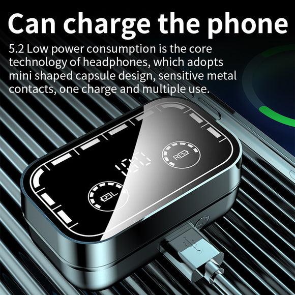 Auriculares Inalámbricos Bluetooth con Linterna LED y Control Táctil