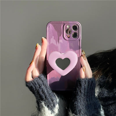 Funda Protectora Suave con Diseño de Óleo Amor Púrpura - Image 8