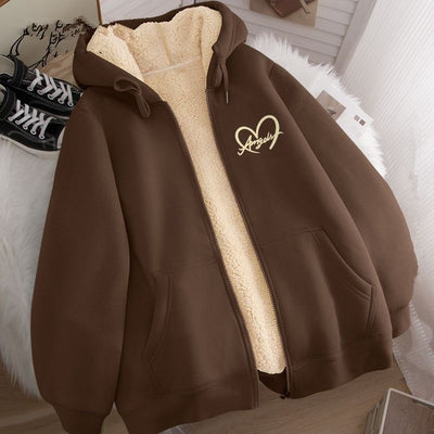 Cardigan con Capucha de Lana de Cordero Reforzada para Hombre - Image 12