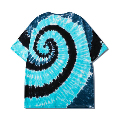 Camiseta Hip Hop Rayas Remolino Manga Corta - Image 19