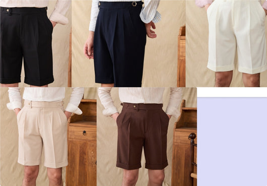 Shorts Ligeros de Verano para Hombre Estilo Británico Italiano - Image 6