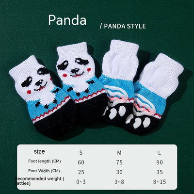 Pack 4 Calcetines Antideslizantes con Diseño Teddy Corgi Gato - Image 8