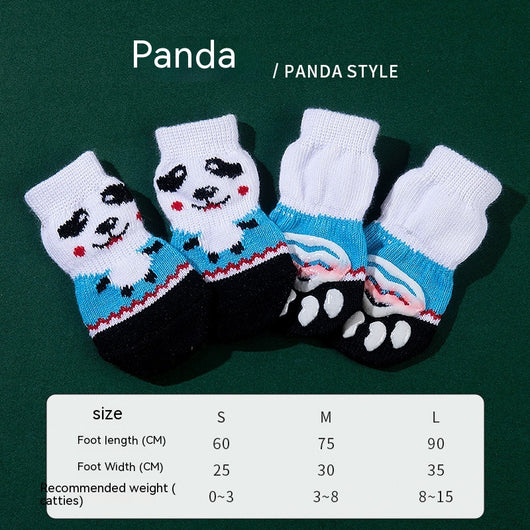 Pack 4 Calcetines Antideslizantes con Diseño Teddy Corgi Gato - Image 8