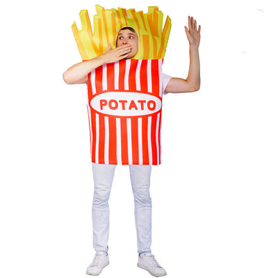 Disfraz de Papas Fritas para Adultos - Accesorio de Rendimiento para Halloween - Image 8