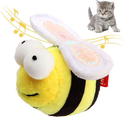 Juguete Interactivo para Gatos con Sonidos y Chirridos - Juguete Musical Perseguidor de Melodías