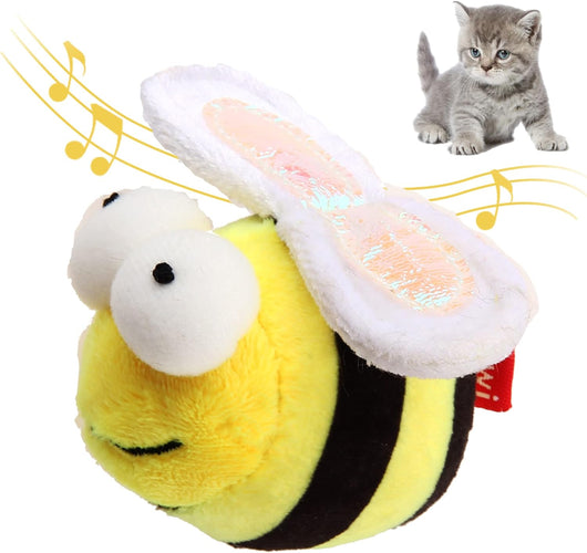 Juguete Interactivo para Gatos con Sonidos y Chirridos - Juguete Musical Perseguidor de Melodías