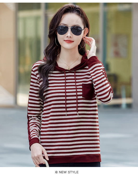 Blusa Larga Coreana Holgada para Tallas Grandes - Manga Larga Versátil - Image 28