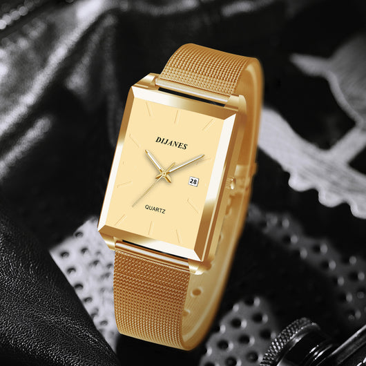 Reloj de Cuarzo para Hombre con Diseño Cuadrado - Image 11