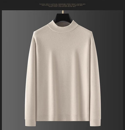 Suéter Cuello Alto Hombre Slim Fit Tejido Base Liso - Image 21
