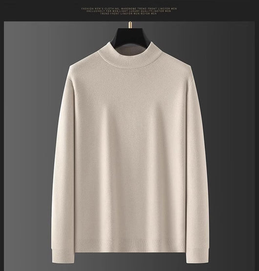 Suéter Cuello Alto Hombre Slim Fit Tejido Base Liso - Image 21