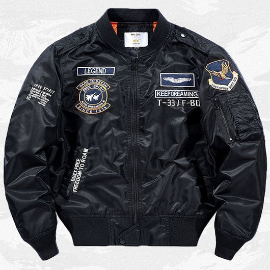 Chaqueta Beisbolera Hombre Bordada Fit Relajado - Image 19