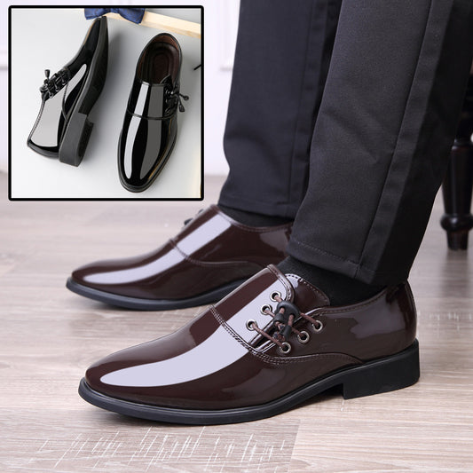 Zapatos Oxford de Cuero Italiano Premium para Hombre - Elegancia Clásica en Tallas Grandes