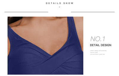 Plus size maternity two-piece swimsuit in royal blue with a ruched bandeau top and high-waisted ruched bottoms. - Image 12