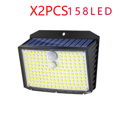 Lámpara de Pared Solar 176 LED para Patios y Jardines - Image 20