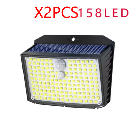 Lámpara de Pared Solar 176 LED para Patios y Jardines - Image 20
