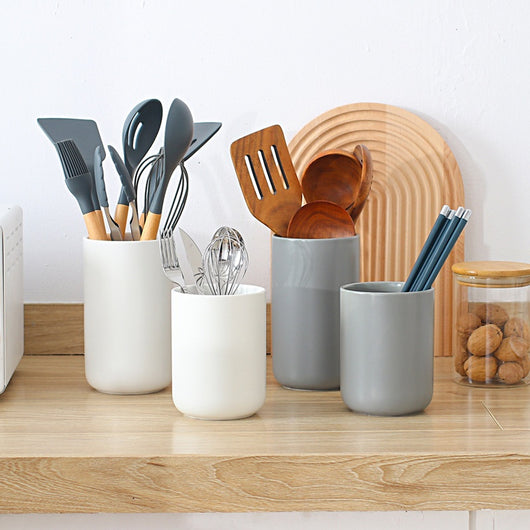 Contenedor de Cerámica para Espátulas y Cucharones de Cocina - Image 14