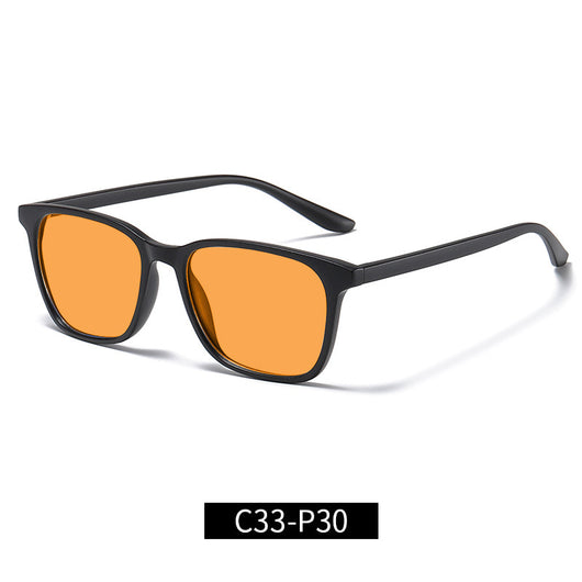 Gafas Anti Luz Azul UV con Estilo - Diseño Naranja Rojo Premium - Image 6