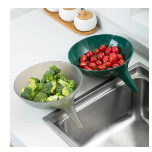 Colador Multiusos para Pasta, Verduras y Frutas con Embudo Integrado - Image 3