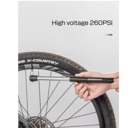 Kit Bomba de Aire Portátil y Luz LED para Bicicleta - Aluminio de Alta Presión - Image 8