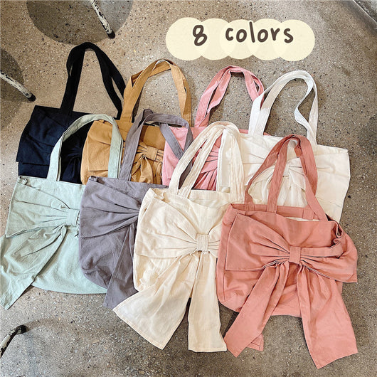 Bolsa de Lona con Moño - Estilo Personalidad Fashion - Image 16