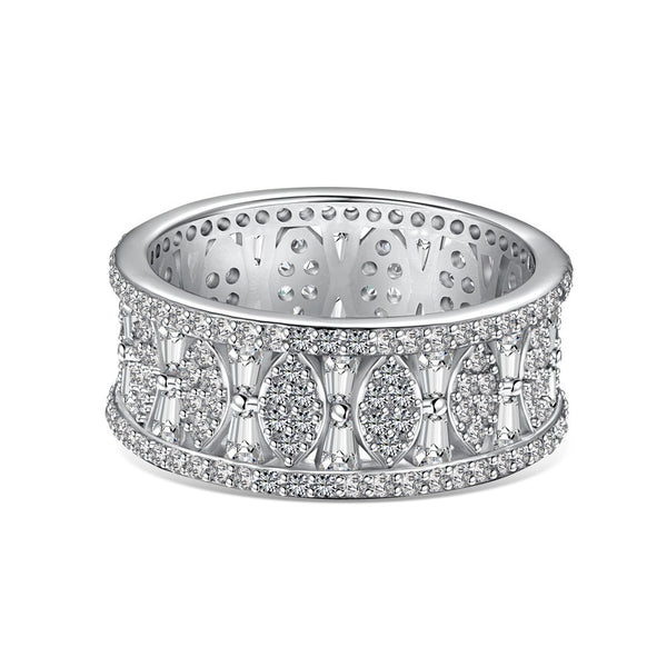 Anillo de Plata Esterlina 925 con Circón para Mujer