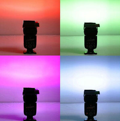 Kit de 12 Filtros de Gel de Color para Flash de Estudio con Difusor Suave - Image 7