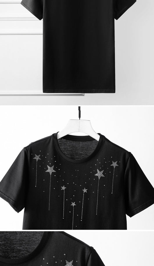 Playera Premium Crystal Diamond Five Star para Hombre - Image 13