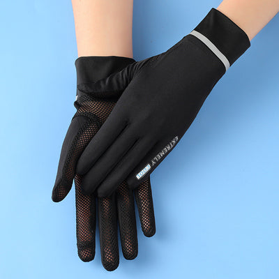 Guantes de Seda Helada con Protección Solar UV para Mujer - Image 18