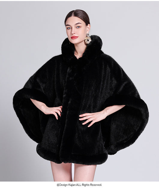 Capa Elegante con Cuello de Pelaje Sintético y Forro Polar Acolchado - Image 12