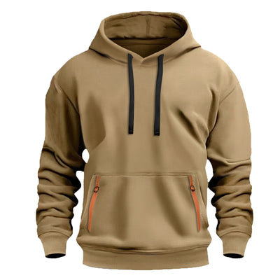 Sudadera con Capucha Forrada en Fleece para Hombre - Otoño Invierno - Image 9