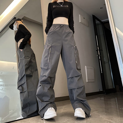 Pantalón Recto Suelto Negro para Trabajo y Casual - Image 10